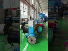 800 Pneumatic Tension Control Cantilever Single Twist Bunching Machine For Teflon Cable 22mm